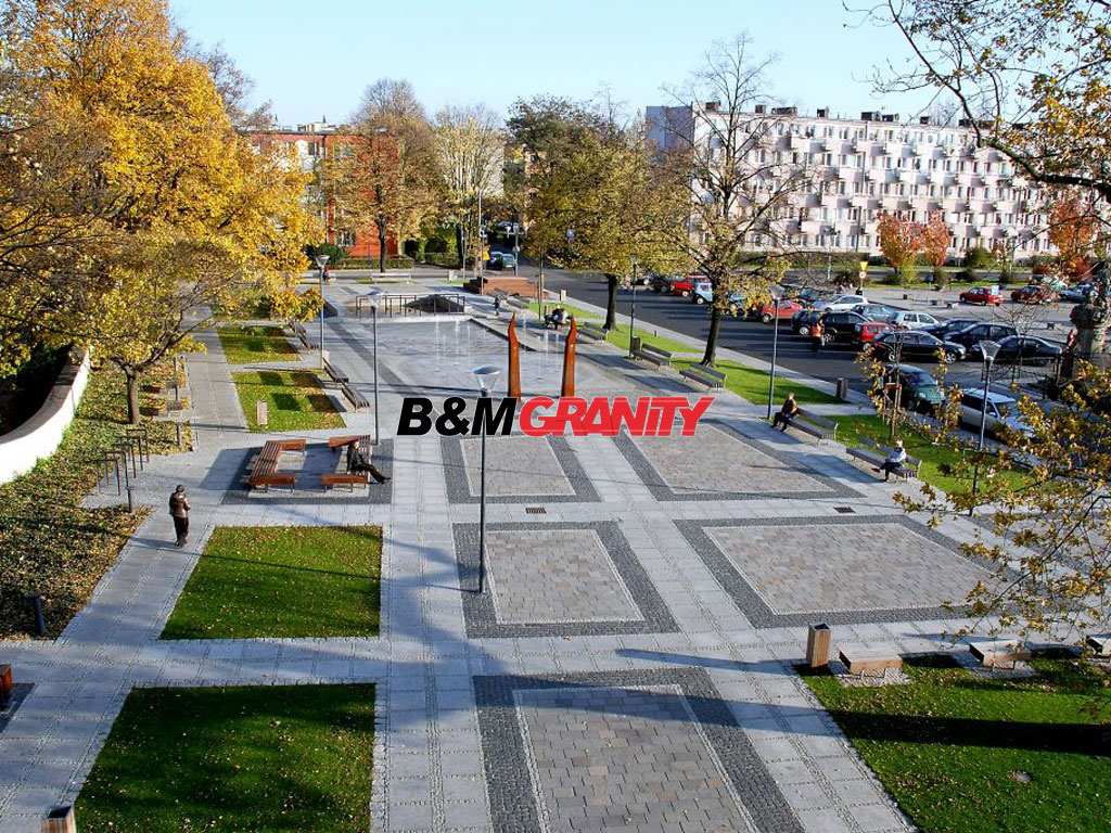 Płyty granitowe, szare